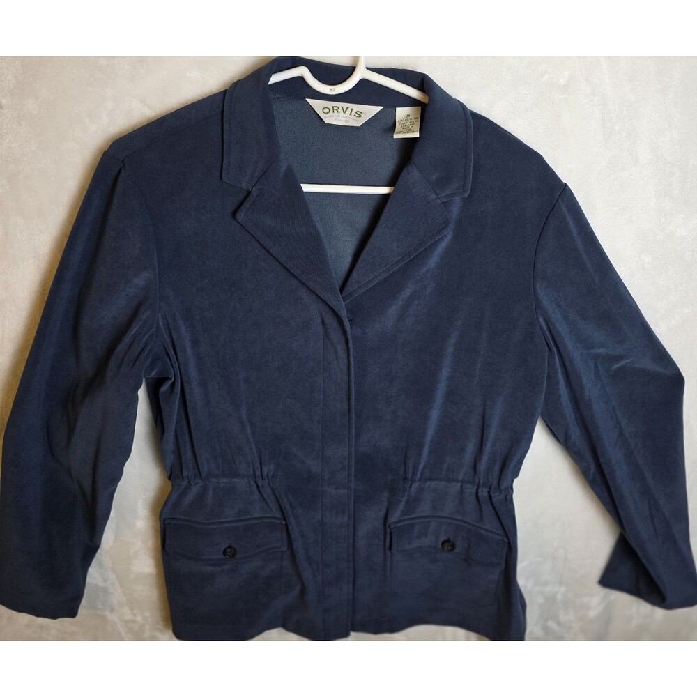 Orvis Womens Size M Medium Blue Full Zip Jacket‎